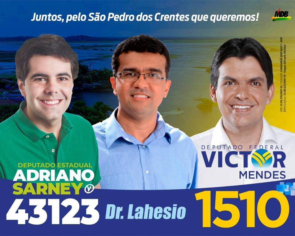Prefeito de São Pedro dos Crentes (MA) dar votação recorde para seus candidatos