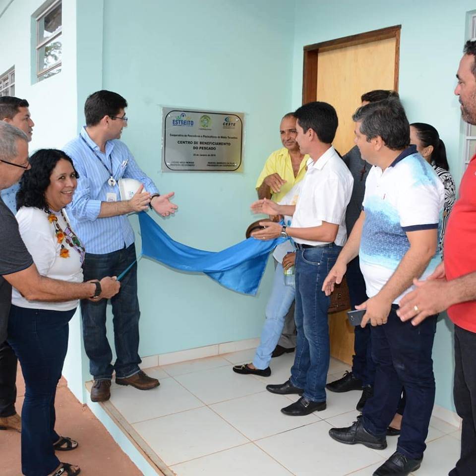 Prefeito Cicin participa da entrega do Centro de Beneficiamento de Pescado em Estreito (MA)