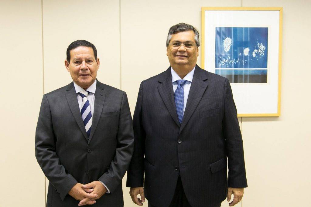 Mourão recebe o Governador Flávio Dino em Brasília