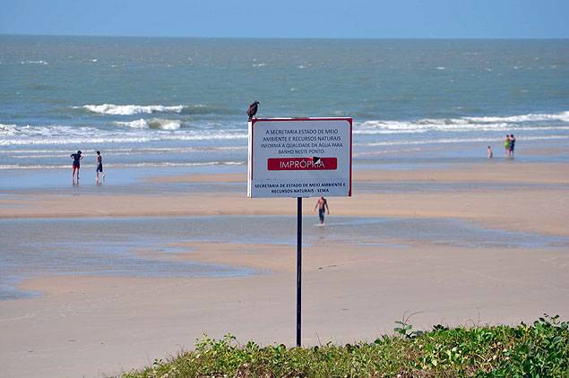 Todas as praias de São Luís estão impróprias para banho durante a Semana Santa