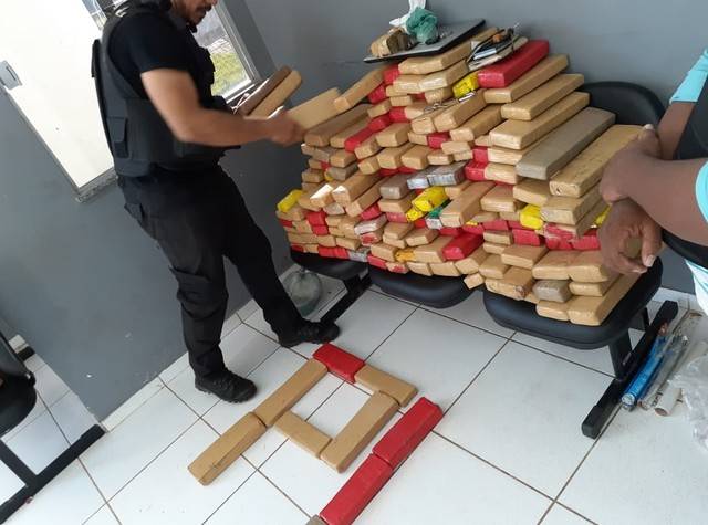 Mais de 100 kg de drogas são apreendidos em Coroatá durante operação
