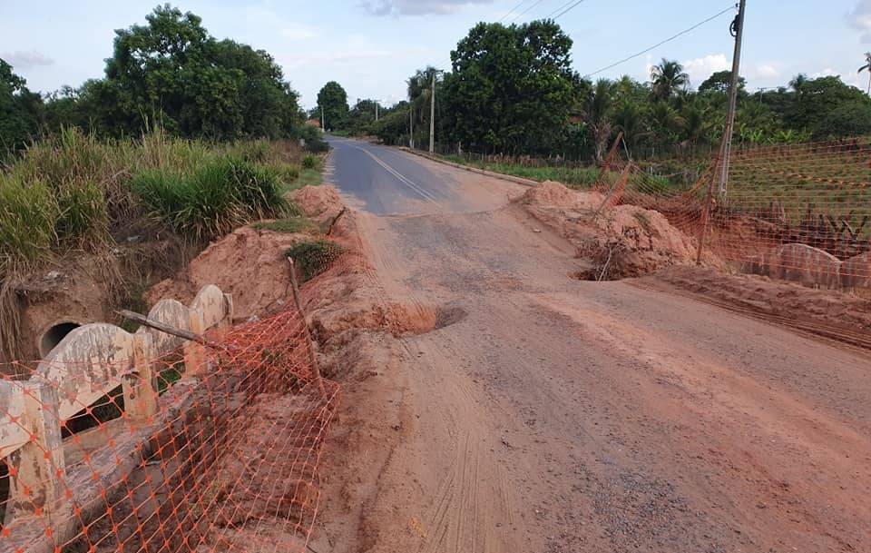 Abandonada pela SINFRA ponte ameaça cair na MA-122 em Senador Lá Roque