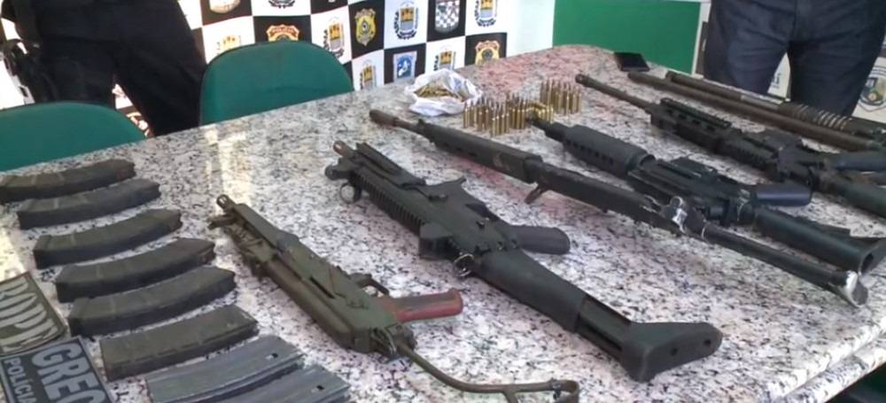Polícia apreende fuzis que seriam usados em novo roubo milionário em Bacabal (MA)
