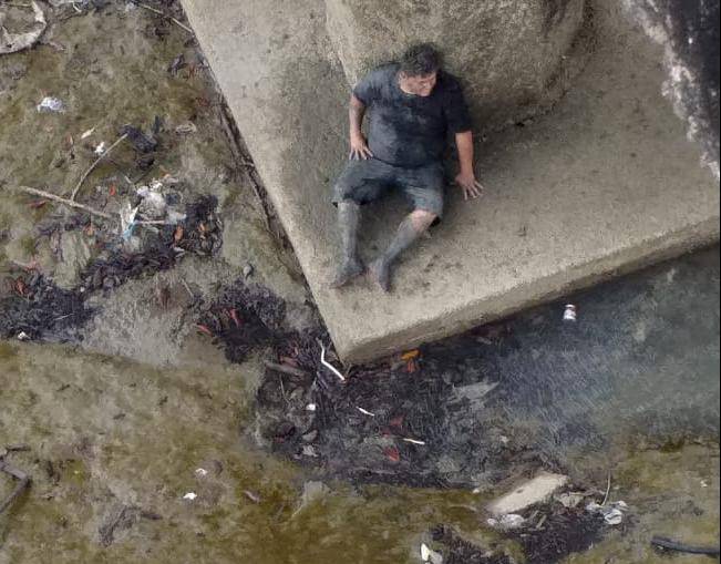 Homem tenta suicídio se atirando de ponte em São Luís e cai na lama