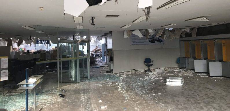 'Novo cangaço' atacam cidade e destroem agência bancária no Maranhão