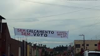 “Sem calçamento, sem voto” afirmam moradores em cidade no MA