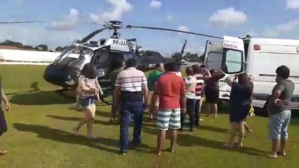 Prefeita de Anapurus é levada de helicóptero para São Luís em estado de saúde delicado