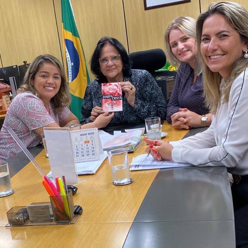 Mical Damasceno se reúne com a ministra Damares em Brasília