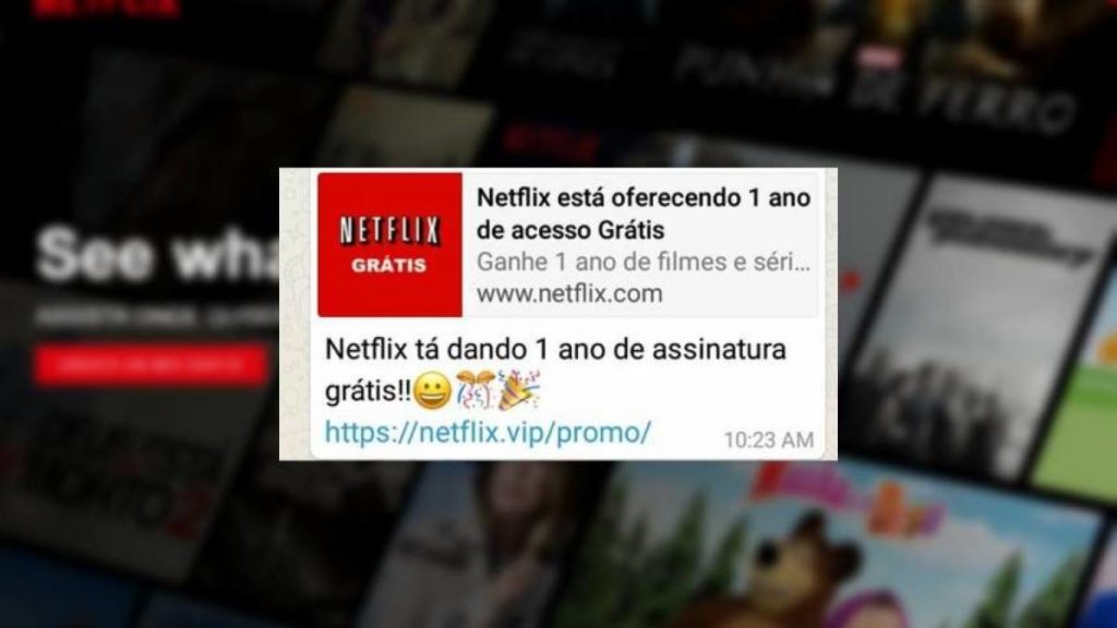Golpe promete Netflix grátis por causa de coronavírus e atinge 1 milhão
