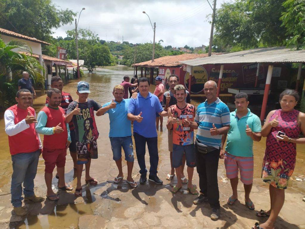 Deputado Rigo Teles visita cidades atingidas pelas enchentes na Região Centro Sul do Maranhão