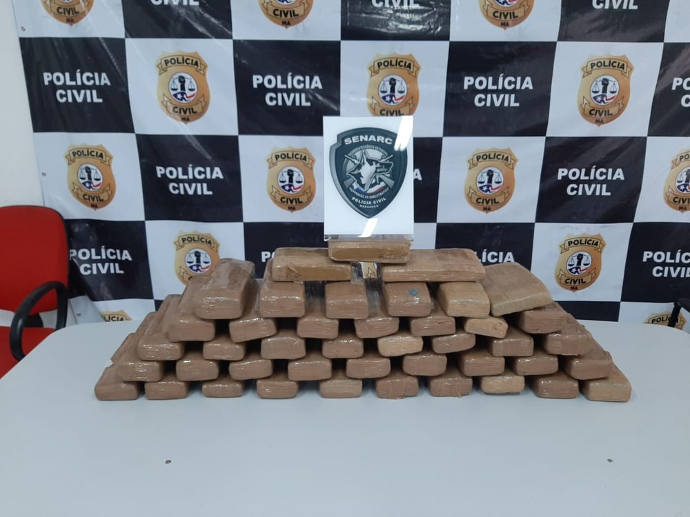 Polícia apreende 50 kg de maconha durante operação em Peritoró (MA)