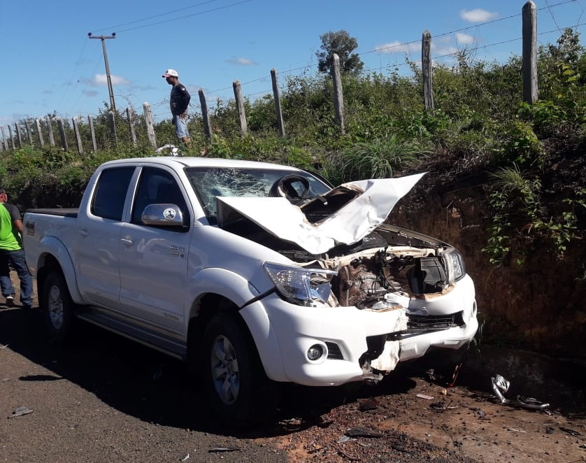 Colisão frontal deixa duas vítimas fatais na BR-226, em Barra do Corda