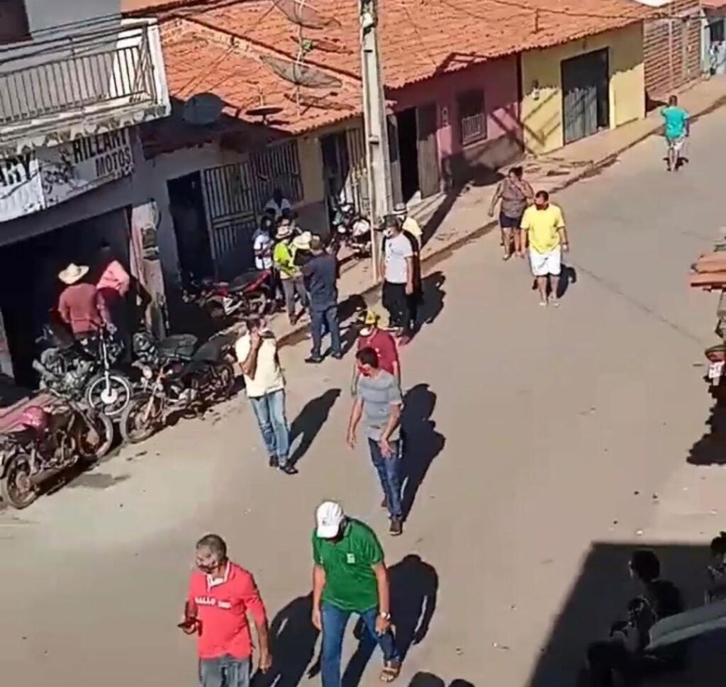 Prefeito Tema e seu pré-candidato são ignorados nas ruas de Tuntum