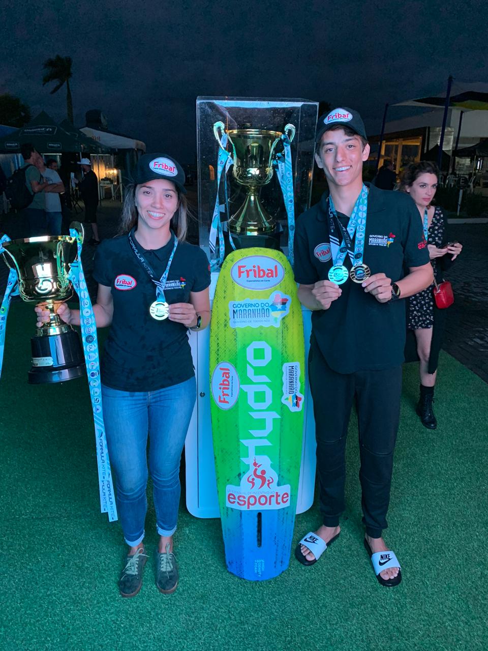 Atletas maranhenses do Time Fribal prontos para a disputa do Brasileiro de Kitesurf