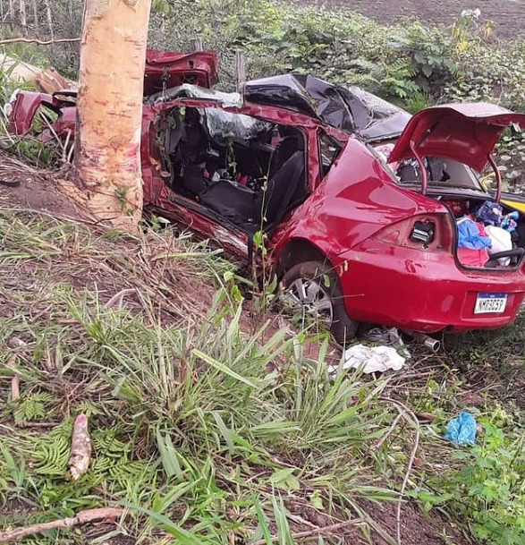 Família inteira morre em grave acidente na MA-104 entre Vitória do Mearim e Viana