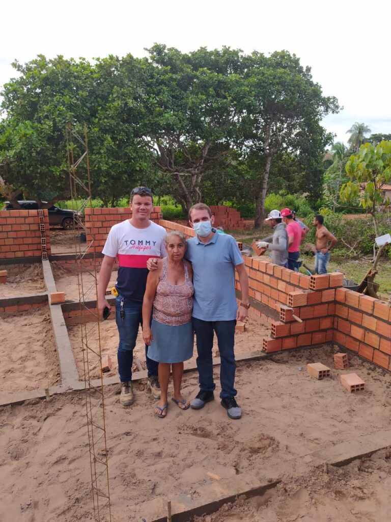 Fernando Pessoa inicia a construção de casas populares para famílias carentes de Tuntum