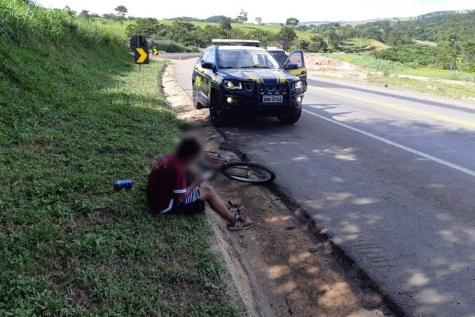 Jovem que saiu de bicicleta de MG para encontrar garota no Maranhão é encontrado em GO