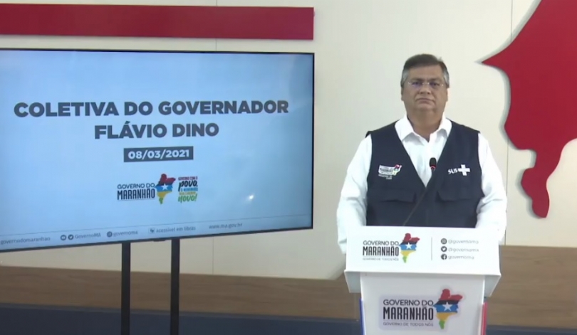 Flávio Dino prorroga medidas contra a Covid-19, antecipa feriado e suspende atividades no Maranhão