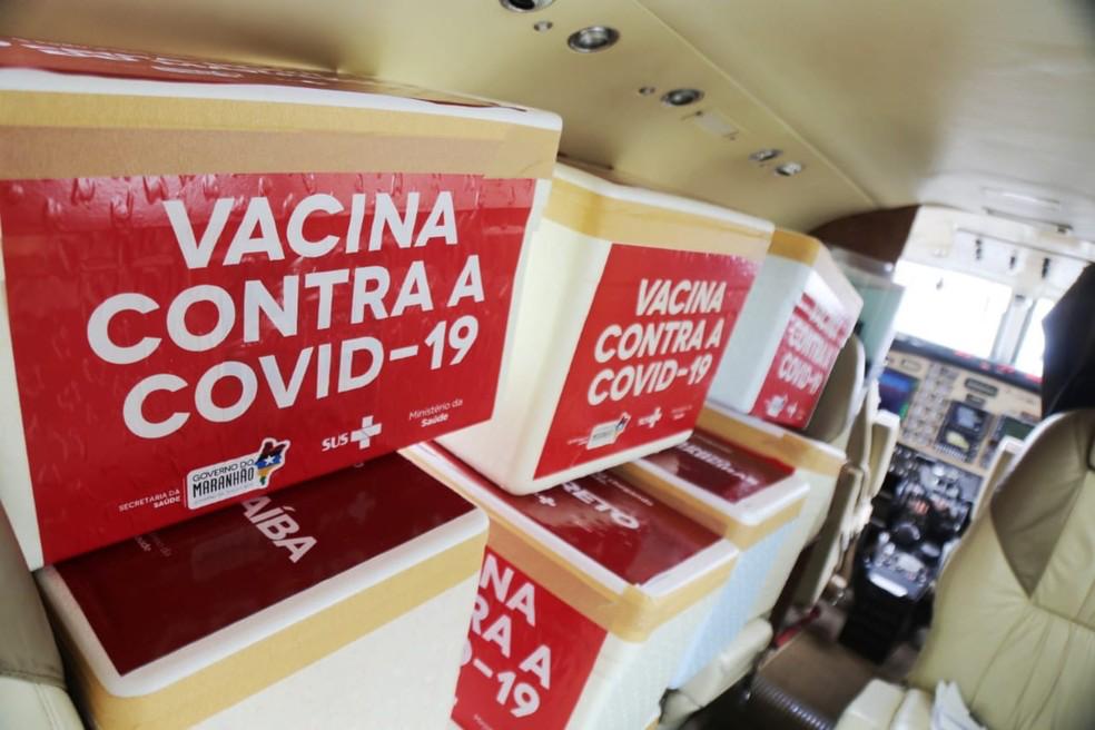 Maranhão recebe mais 229.350 doses de vacinas contra a Covid-19 nesta sexta-feira (2)