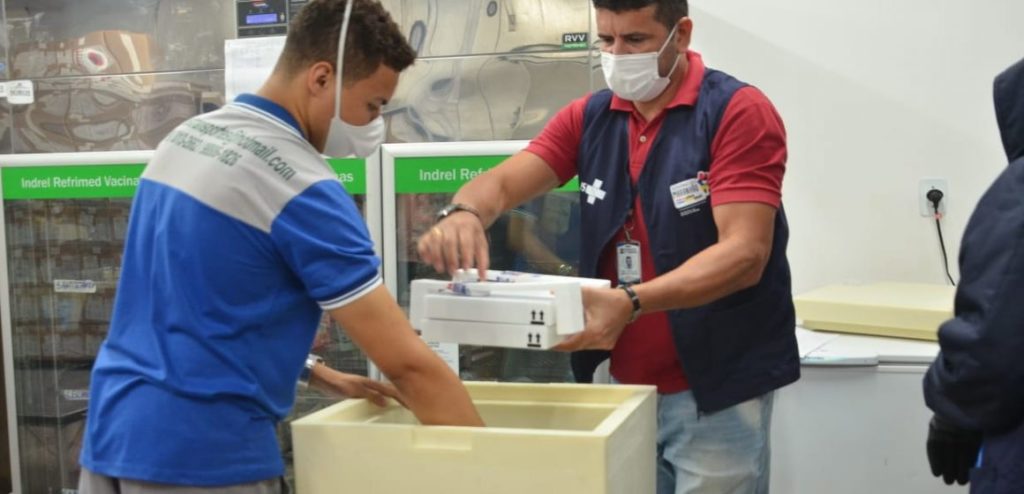 Maranhão recebe mais 17.550 doses da vacina contra Covid-19 da Pfizer