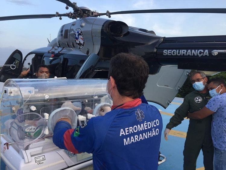 HÉROIS: Helicóptero do CTA salva recém-nascido após parada cardiorrespiratória no interior