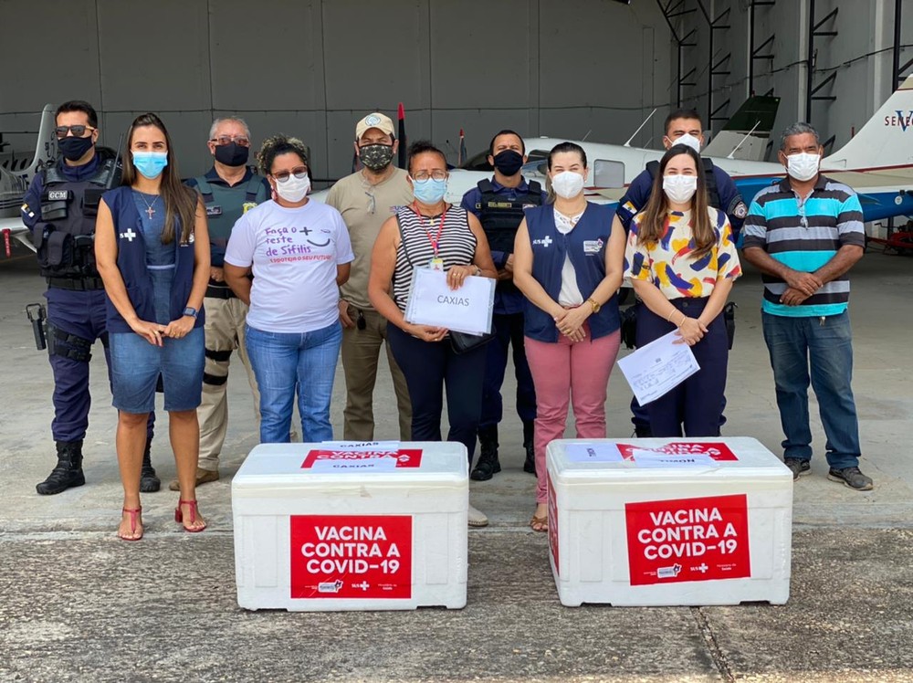 Maranhão recebe mais de 190 mil doses de vacinas contra a Covid-19 do Ministério da Saúde