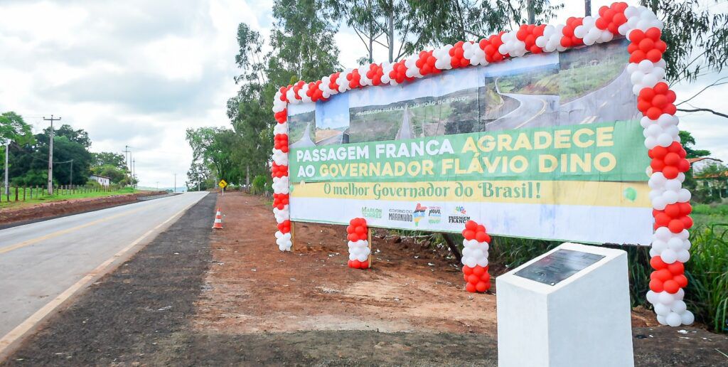 Flávio Dino inaugura pavimentação da MA-034 realizada pelo Exército em parceria com a SINFRA-MA