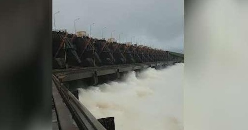 Vídeo que mostra barragem de Estreito transbordando é fake