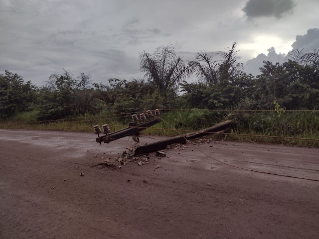 Homem morre eletrocutado após queda de poste em estrada do Maranhão