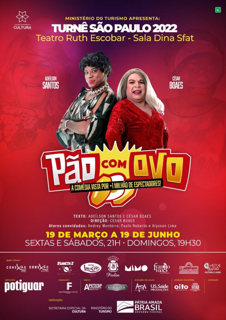 Comédia “Pão com Ovo” estreia nova temporada em São Paulo