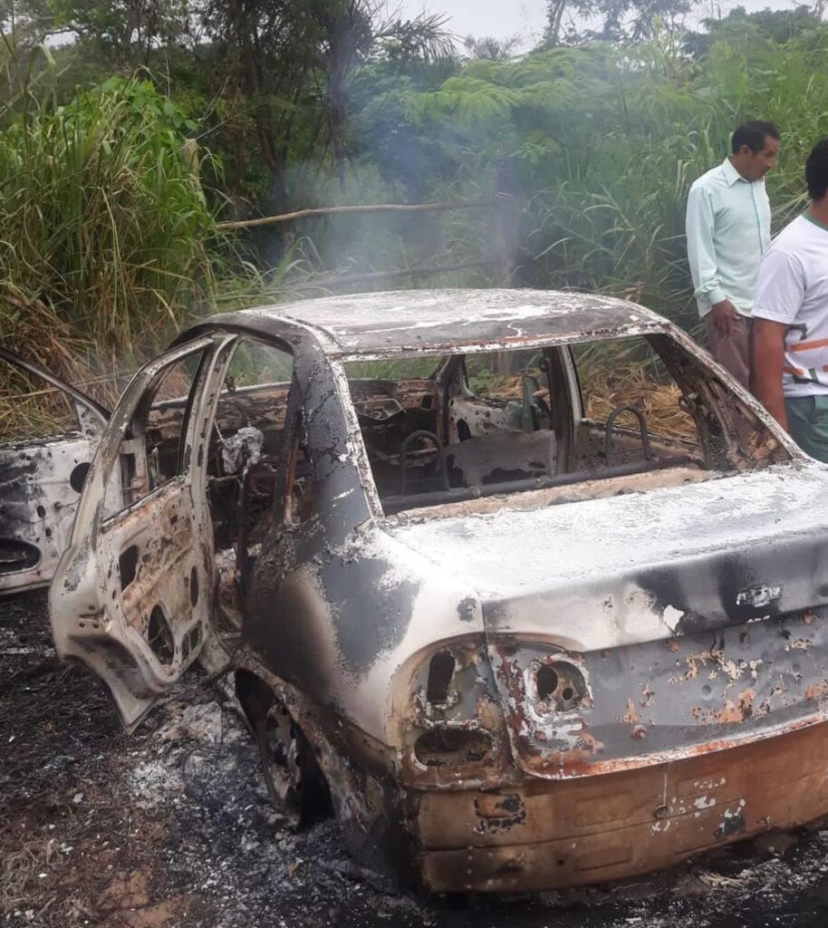 Taxista desaparece em Arame e carro é encontrado incendiado