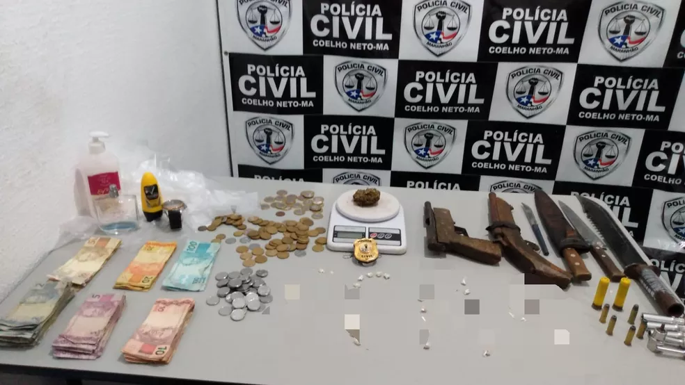 Polícia Civil desarticula esquema de tráfico de drogas em Coelho Neto