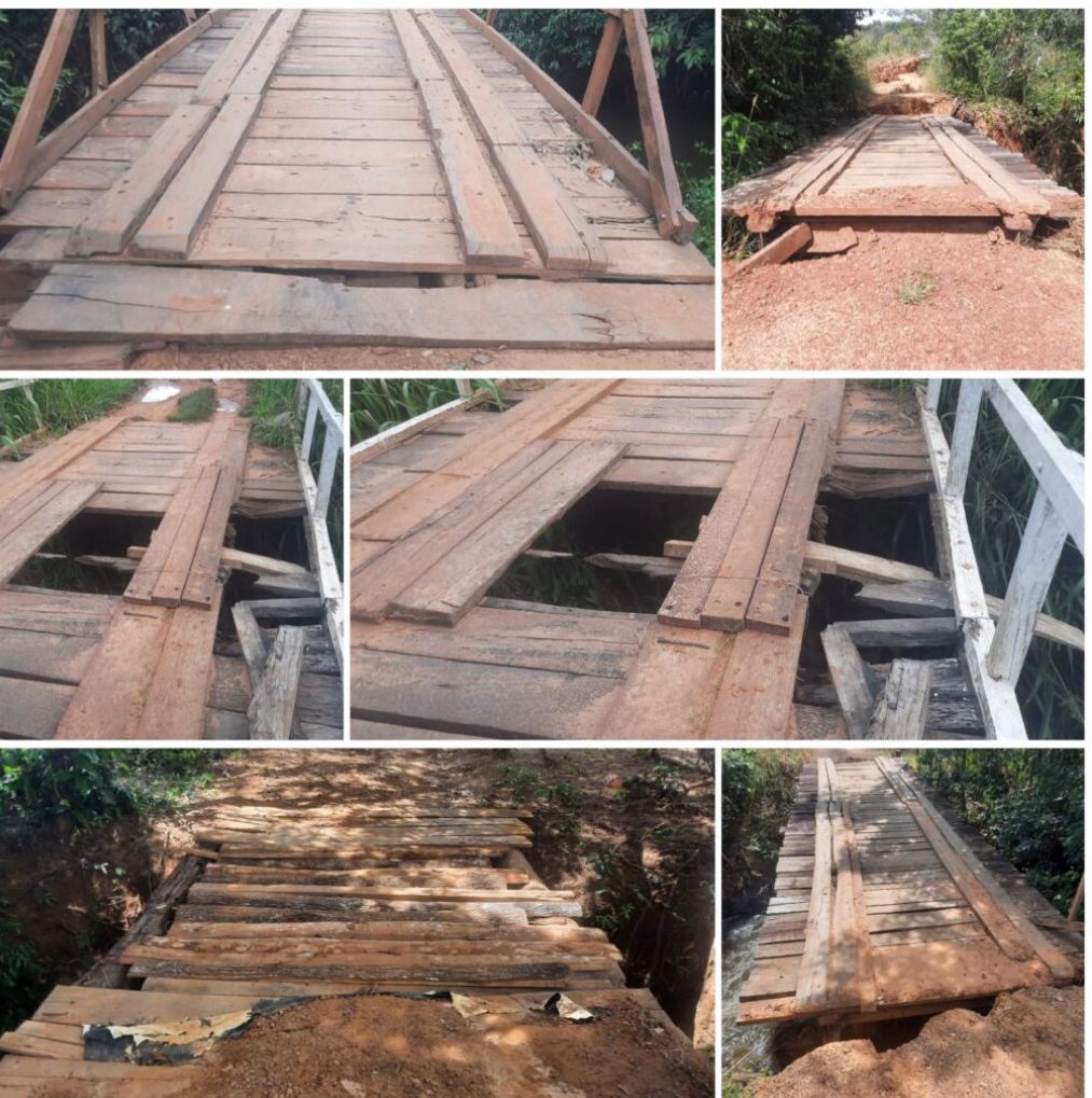 Conheça algumas das pontes que estão em situação de abandono na zona rural de Estreito