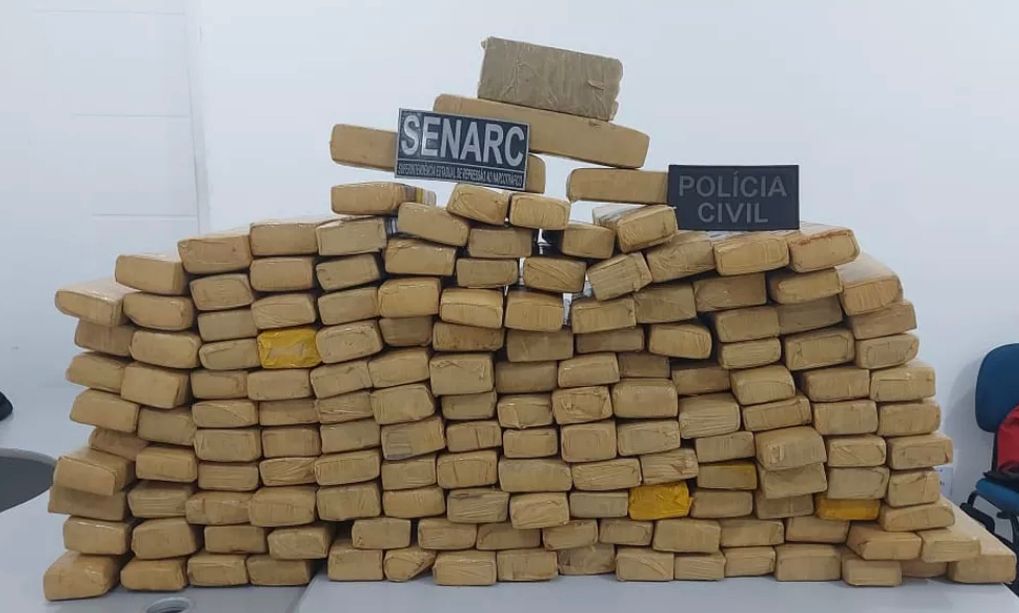 Polícia Civil apreende mais de 100 kg de maconha dentro de dois veículos no MA