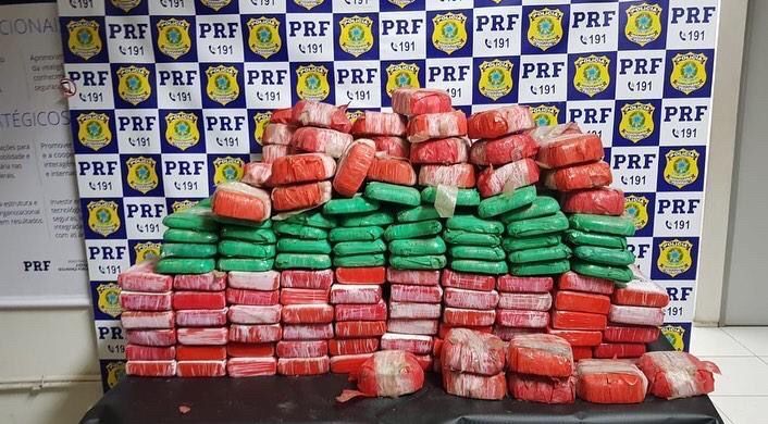 Polícia Rodoviária Federal apreende R$ 33 milhões em drogas no Maranhão