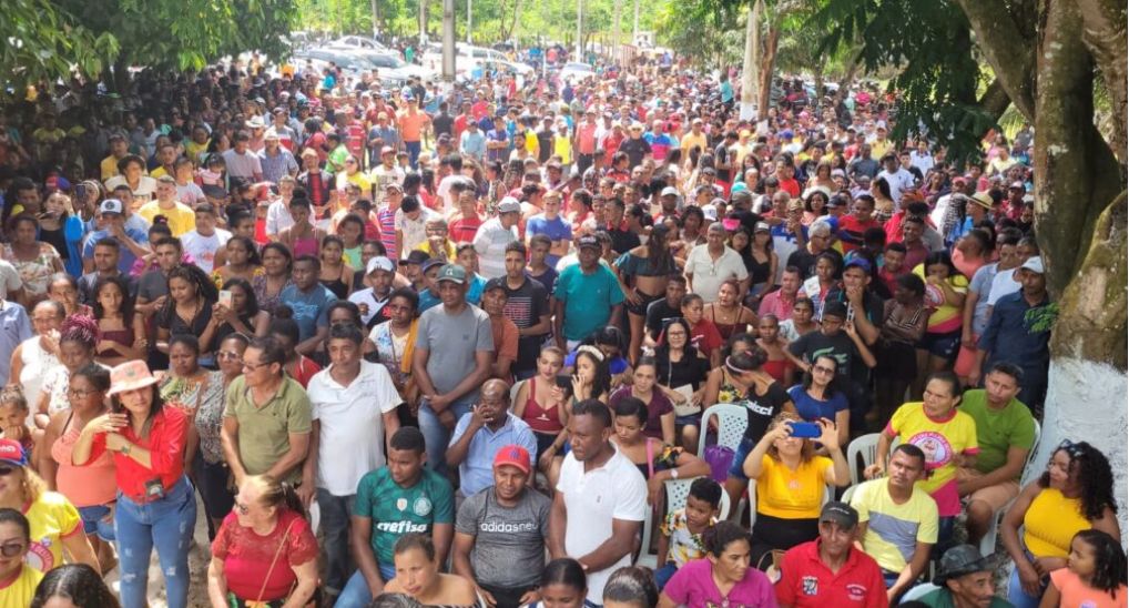 Aluísio Mendes é recebido por multidão em Turiaçu