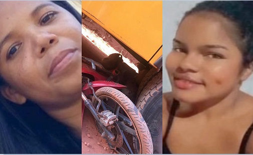 Acidente envolvendo motocicleta e ônibus escolar deixa duas mulheres mortas em Santa Luzia no Maranhão