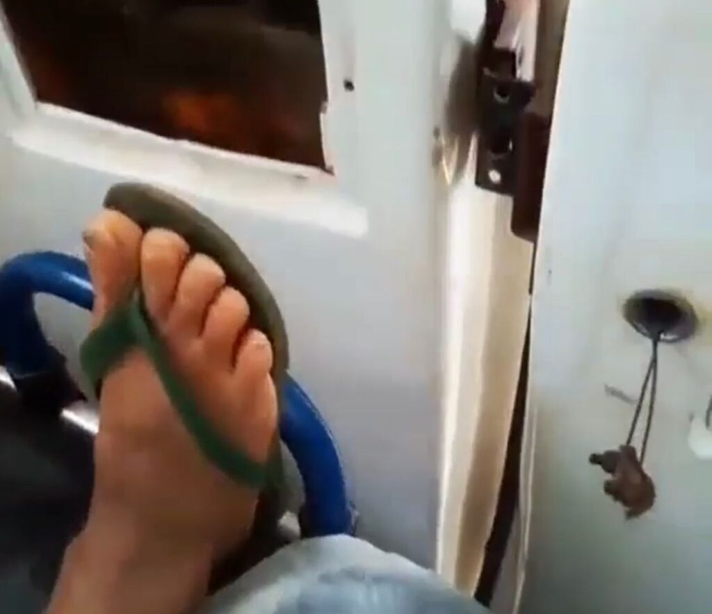 Vídeo mostra paciente em ambulância sucateada no município de Arame