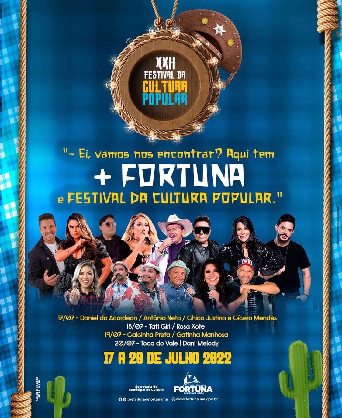 Ministério Público vai acompanhar os gastos públicos no 22º Festival de Cultura Popular de Fortuna no MA