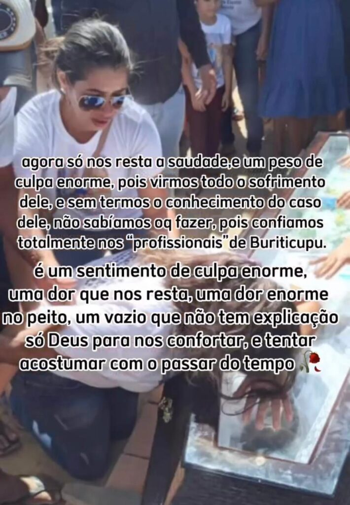 Em vídeo emocionante, filha mostra os últimos dia de vida do próprio pai e o descaso da Saúde de Buriticupu