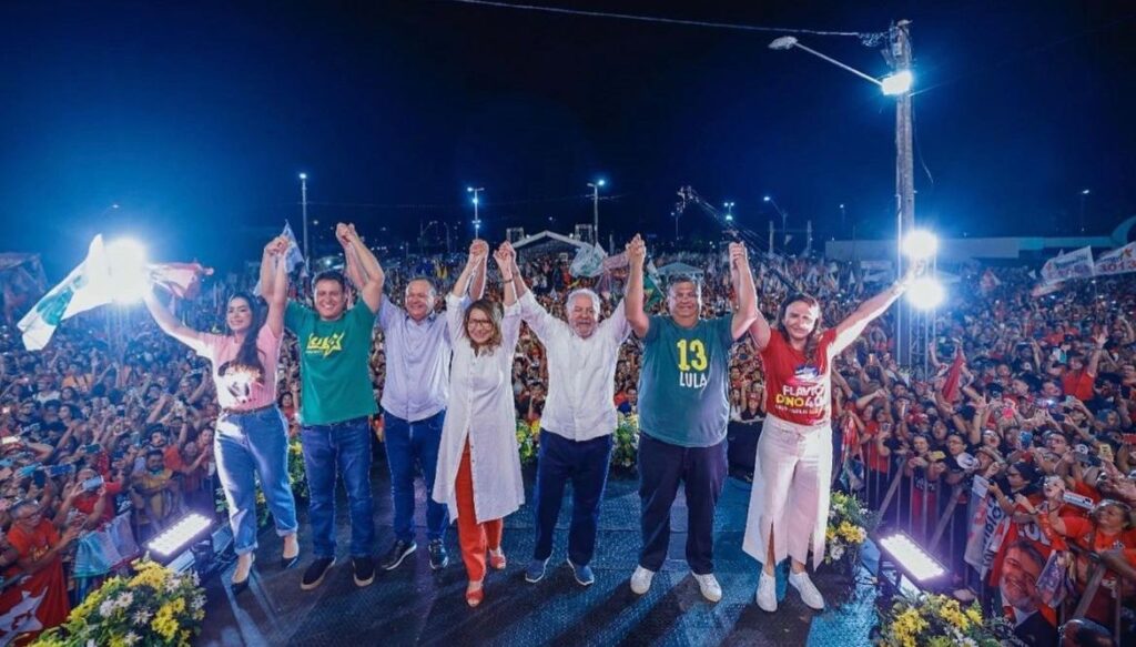 ‘Meu Deus não é o Deus do Bolsonaro’, diz Lula em comício no Maranhão