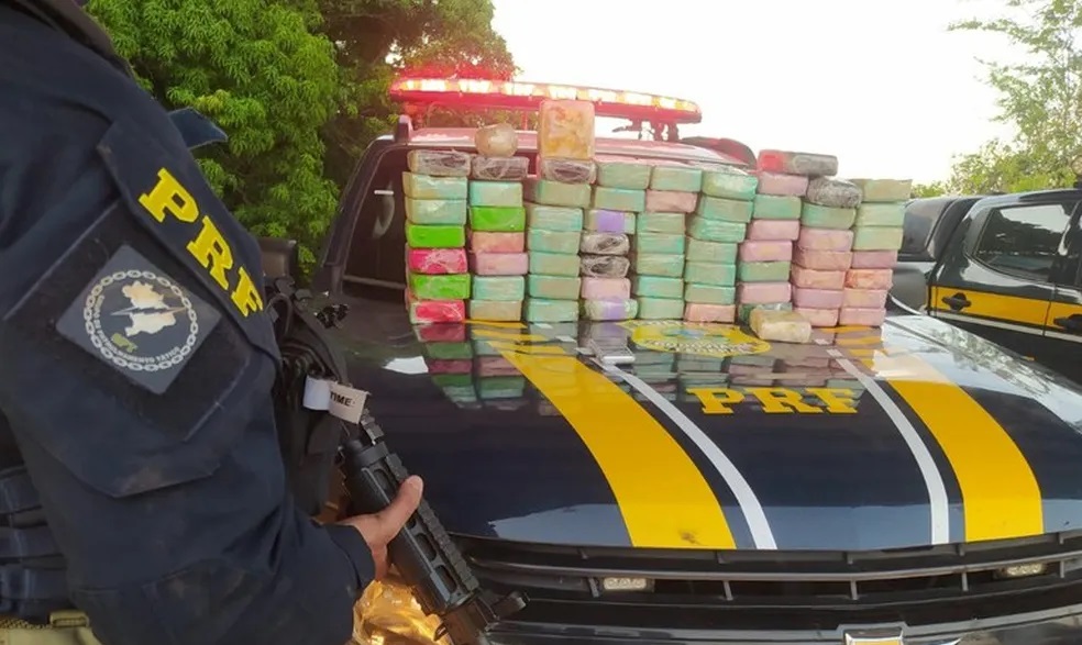 PRF apreende pasta base de cocaína avaliada em R$ 8 milhões na BR-222 em Açailândia