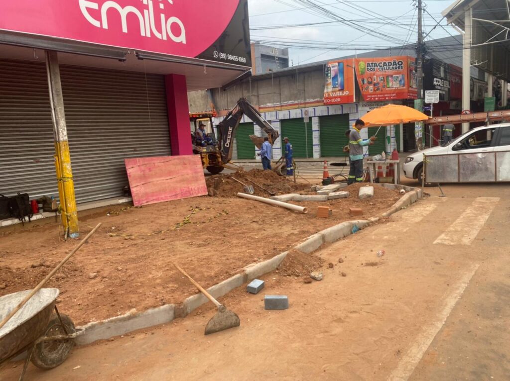 Padronização de calçadas realizada pela Prefeitura de Imperatriz seguem em ritmo acelerado