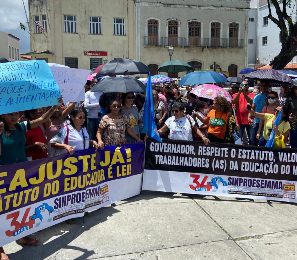 Professores da rede estadual de ensino entram em greve no Maranhão