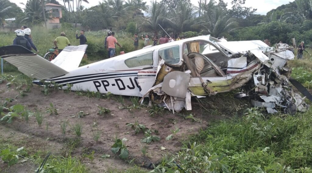 Avião cai na Região Metropolitana de São Luís no Maranhão