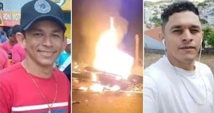 Após colisão motocicletas pegam fogo na MA-062 e dois homens morrem