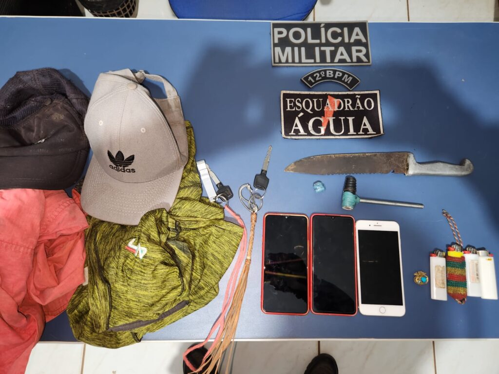 Polícia Militar prende dupla após roubo de celular em Estreito