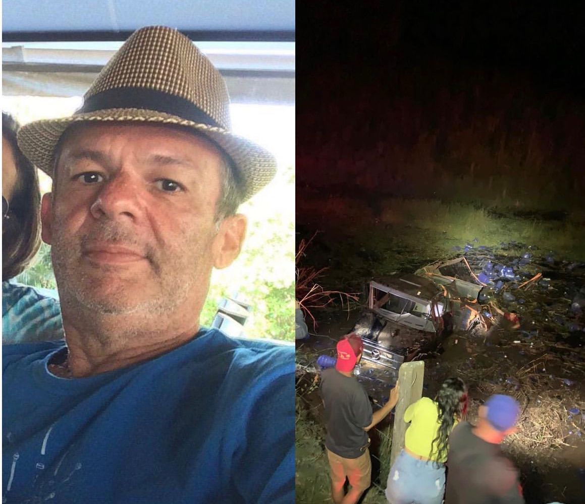 Motorista morre após caminhão cair dentro de açude na MA-119 entre Trizidela do Vale e Bernado do Mearim