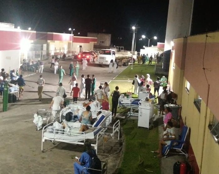 VÍDEO: Incêndio em hospital regional gera pânico, correria e desespero no Maranhão
