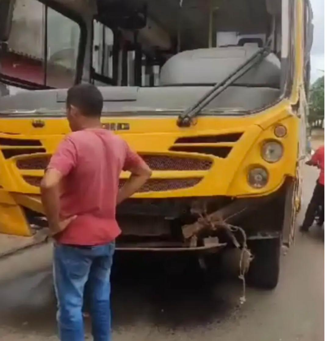 Ônibus escolar perde o freio e quase acaba em tragédia em Turiaçu no MA